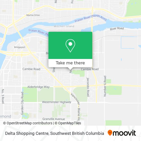 Delta Shopping Centre map