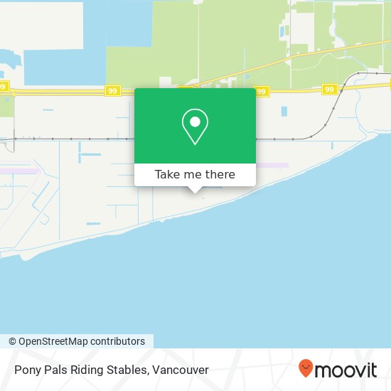 Pony Pals Riding Stables map