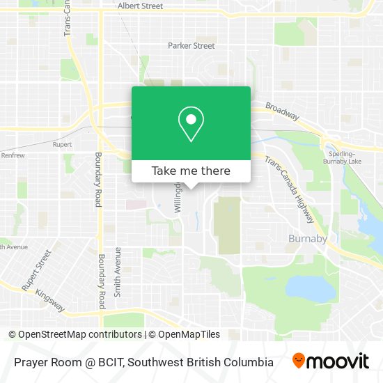 Prayer Room @ BCIT map