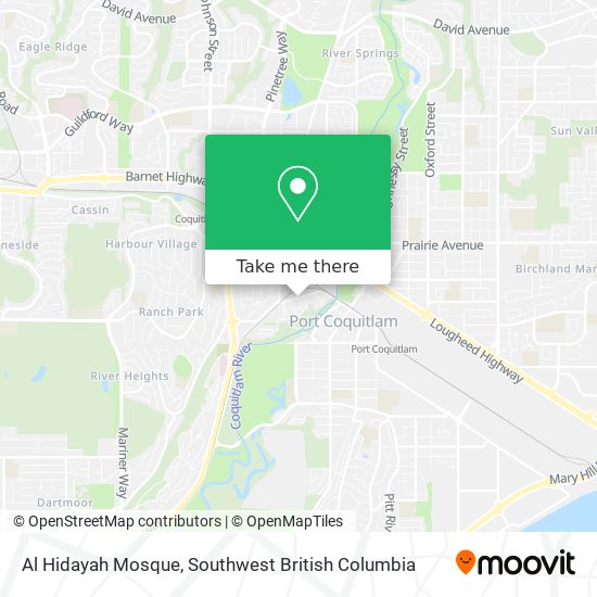 Al Hidayah Mosque map