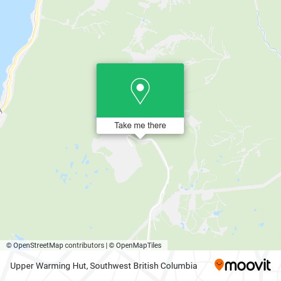 Upper Warming Hut map