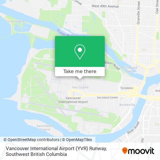 Vancouver International Airport (YVR) Runway plan