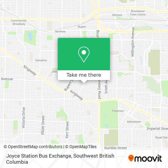 Joyce Station Bus Exchange map