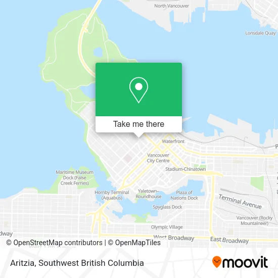 Aritzia map