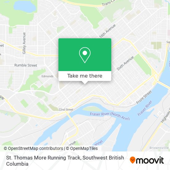 St. Thomas More Running Track map