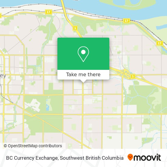BC Currency Exchange map