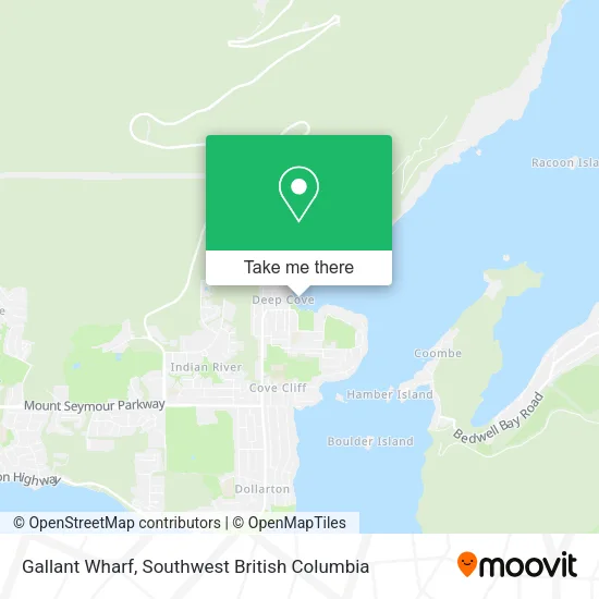 Gallant Wharf map