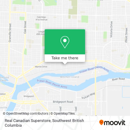 Real Canadian Superstore map