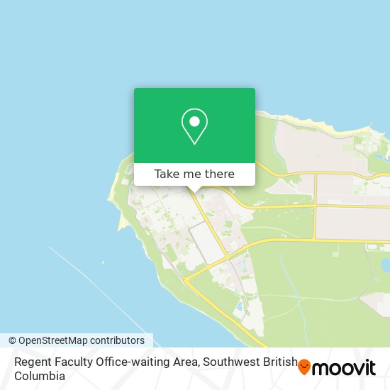 Regent Faculty Office-waiting Area map