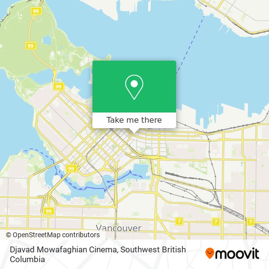 Djavad Mowafaghian Cinema map