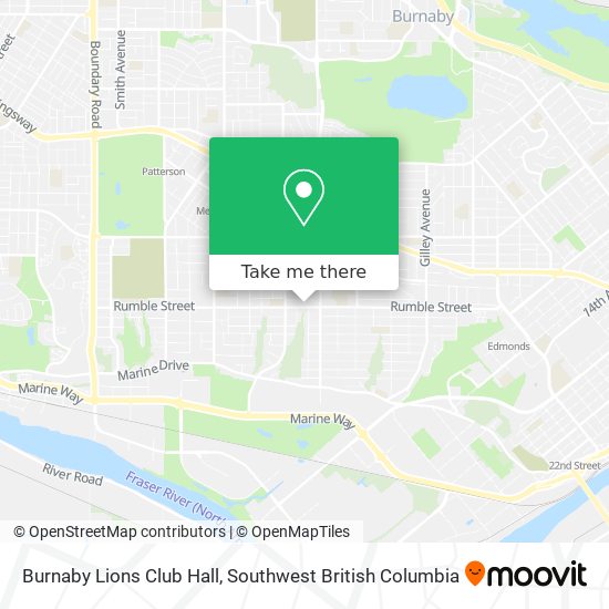 Burnaby Lions Club Hall plan