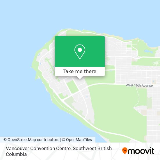 Vancouver Convention Centre map