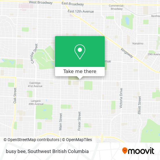 busy bee map
