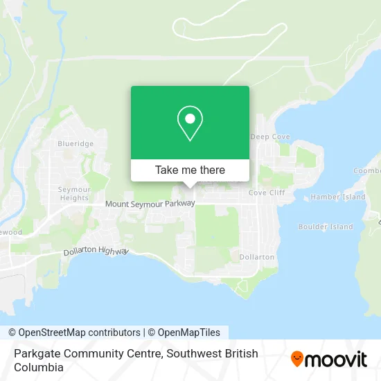 Parkgate Community Centre map