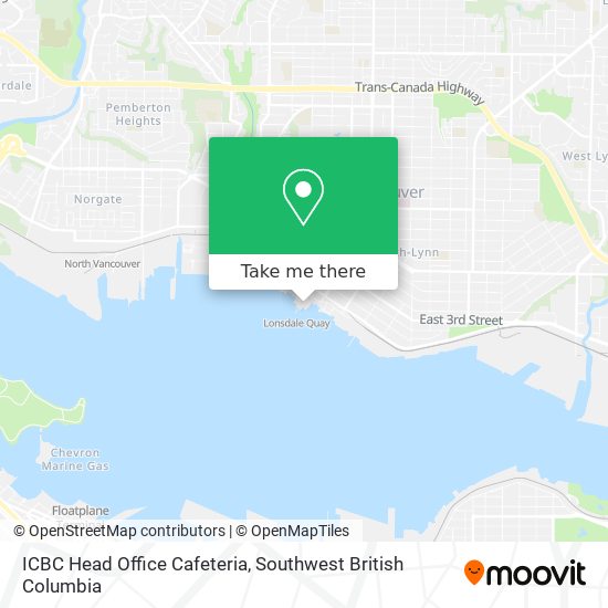 ICBC Head Office Cafeteria map