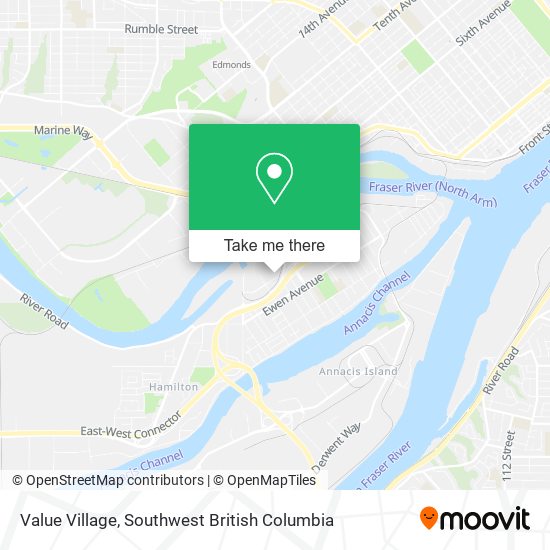Value Village map