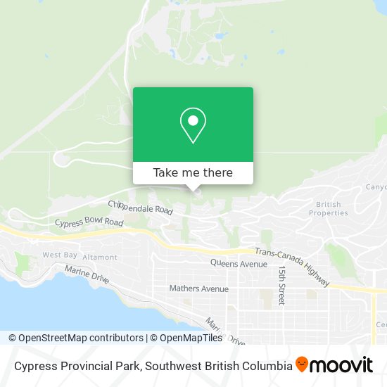 Cypress Provincial Park plan
