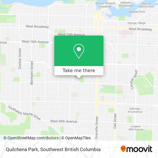 Quilchena Park map