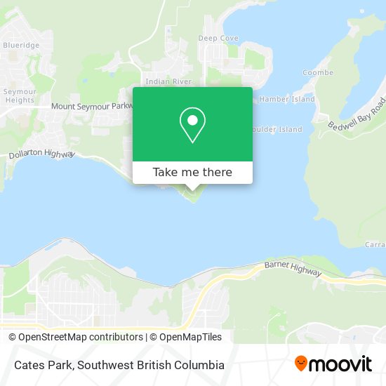 Cates Park map