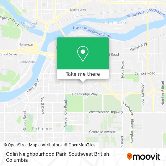 Odlin Neighbourhood Park map