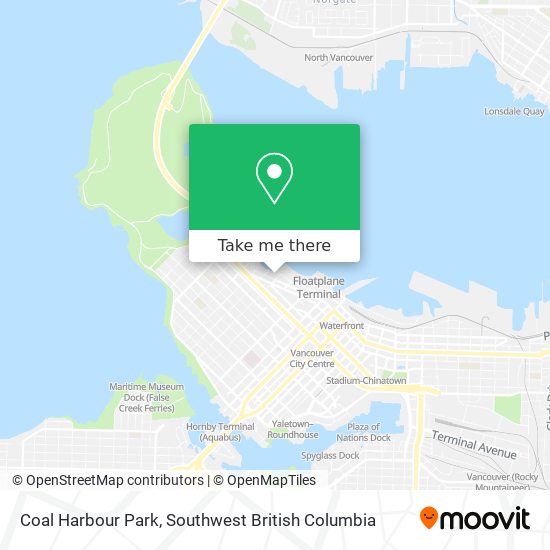 Coal Harbour Park map