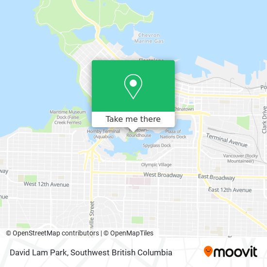 David Lam Park map