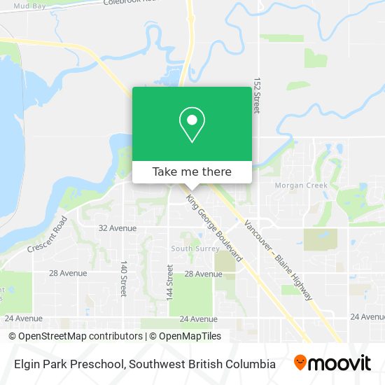 Elgin Park Preschool map
