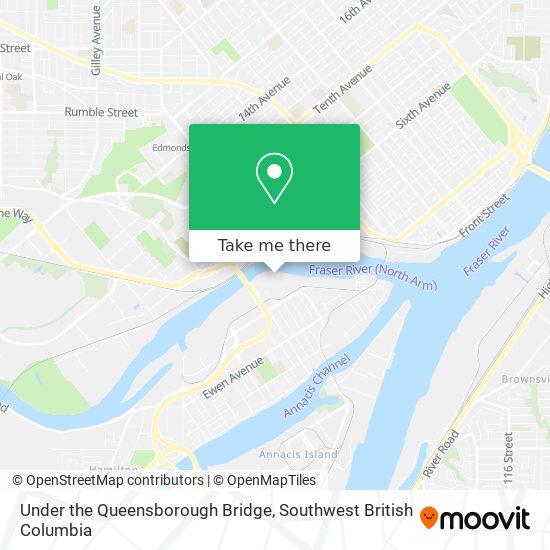 Under the Queensborough Bridge map
