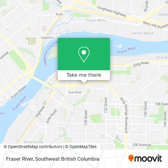 Fraser River map