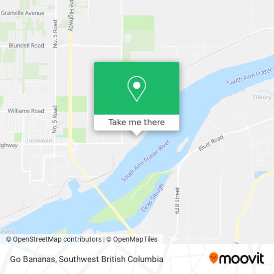 Go Bananas map