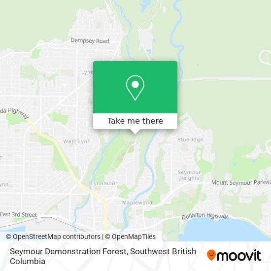 Seymour Demonstration  Forest map