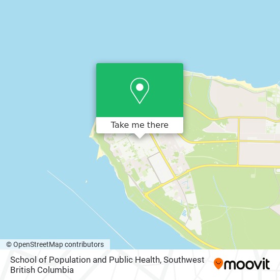 School of Population and Public Health map