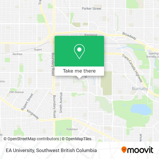 EA University map