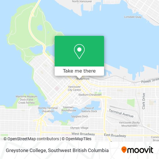 How To Get To Greystone College In Vancouver By Bus Or Metro