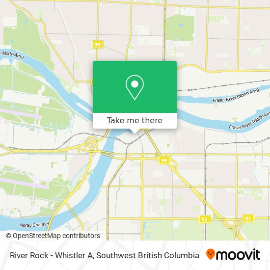 River Rock - Whistler A map
