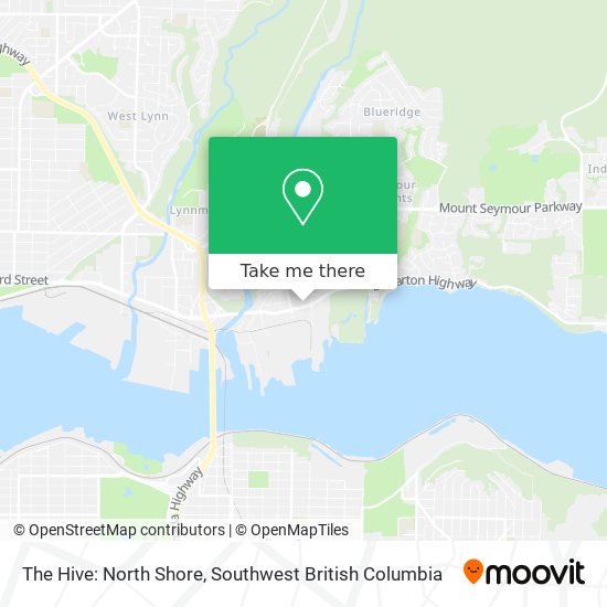 The Hive: North Shore map
