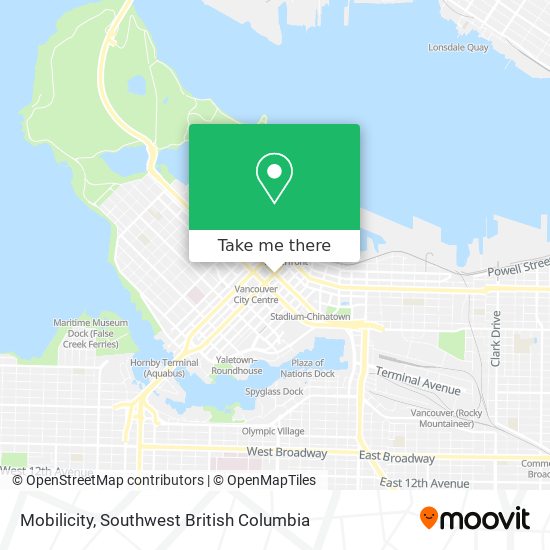 Mobilicity map
