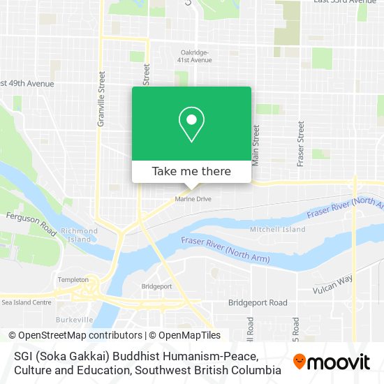 SGI (Soka Gakkai) Buddhist Humanism-Peace, Culture and Education map