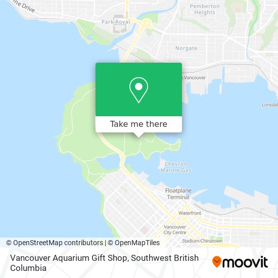 Vancouver Aquarium Gift Shop map