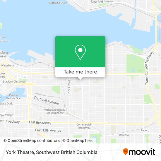 York Theatre plan