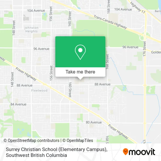 Surrey Christian School (Elementary Campus) map