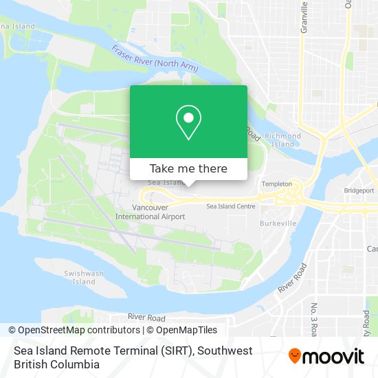 Sea Island Remote Terminal (SIRT) map