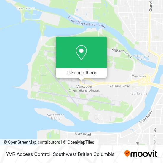 YVR Access Control map