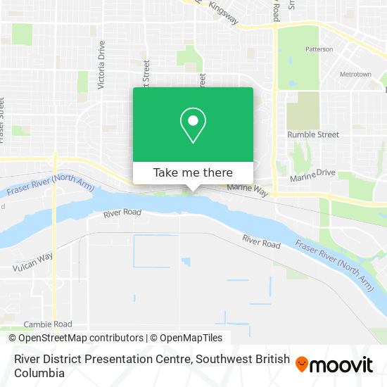 River District Presentation Centre map