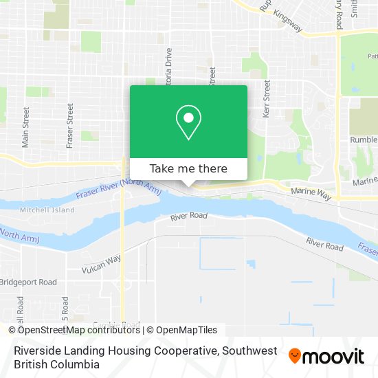 Riverside Landing Housing Cooperative map