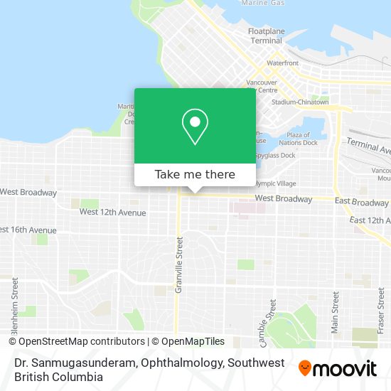 Dr. Sanmugasunderam, Ophthalmology map