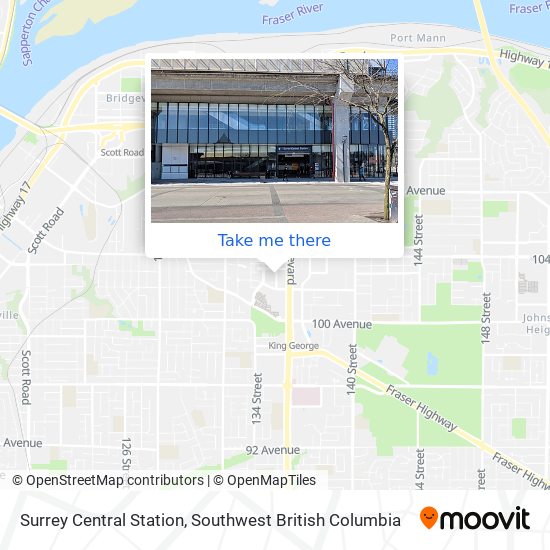 Surrey Central Station plan