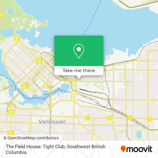 The Field House: Tight Club map