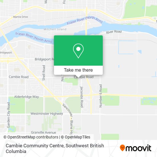 Cambie Community Centre map