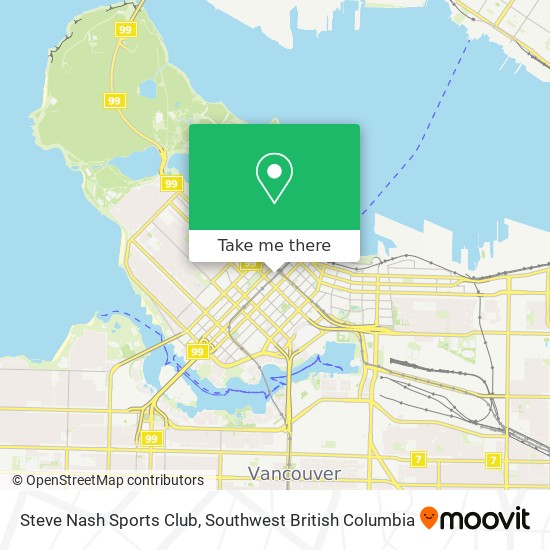 Steve Nash Sports Club map